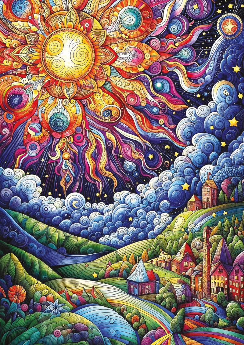 Art Puzzle Kosmisches Fest 1500 Teile Puzzle Art-Puzzle-41554 von Art Puzzle