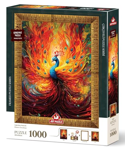 Art Puzzle Legendärer Pfau 1000 Teile Rahmenpuzzle Art Puzzle Legendärer Pfau 1000 Teile Rahmenpuzzle von Art Puzzle