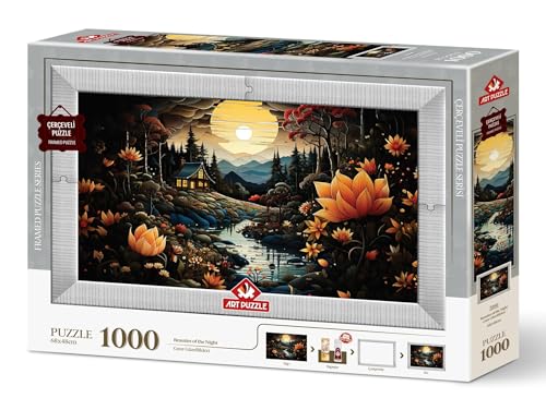 Art Puzzle Nachtschönheiten 1000 Teile Rahmenpuzzle von Art Puzzle