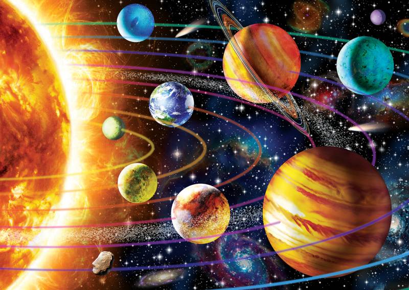 Art Puzzle Neon Series - Sonnensystem 1000 Teile Puzzle Art-Puzzle-5012 von Art Puzzle