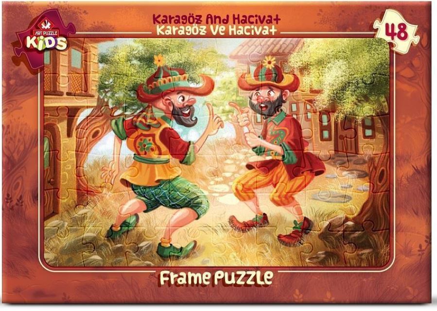 Art Puzzle Rahmenpuzzle - Karagöz and Hacivat 48 Teile Puzzle Art-Puzzle-5798 von Art Puzzle