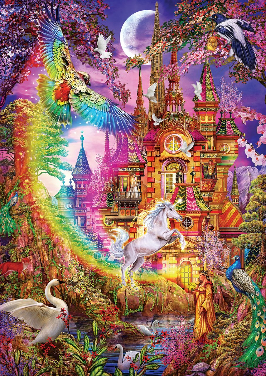 Art Puzzle Rainbow Castle 500 Teile Puzzle Art-Puzzle-5075 von Art Puzzle