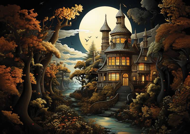 Art Puzzle Rokoko Landhaus 2000 Teile Puzzle Art-Puzzle-5495 von Art Puzzle