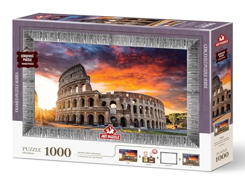 Art Puzzle Sonnenuntergang im Colosseum 1000 Teile Rahmenpuzzle Art Puzzle Sonnenuntergang im Colosseum 1000 Teile Rahmenpuzzle von Art Puzzle