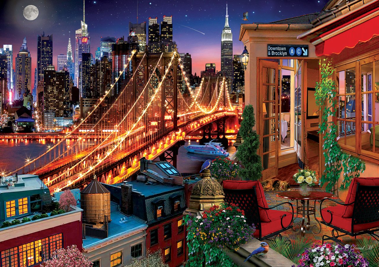 Art Puzzle Terrasse Brooklyn 1500 Teile Puzzle Art-Puzzle-5376 Art Puzzle Terrasse Brooklyn 1500 Teile Puzzle Art-Puzzle-5376 von Art Puzzle