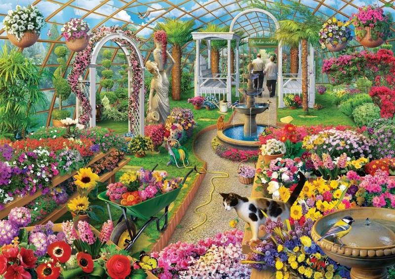 Art Puzzle The Colors of Greenhouse 1500 Teile Puzzle Art-Puzzle-5390 von Art Puzzle