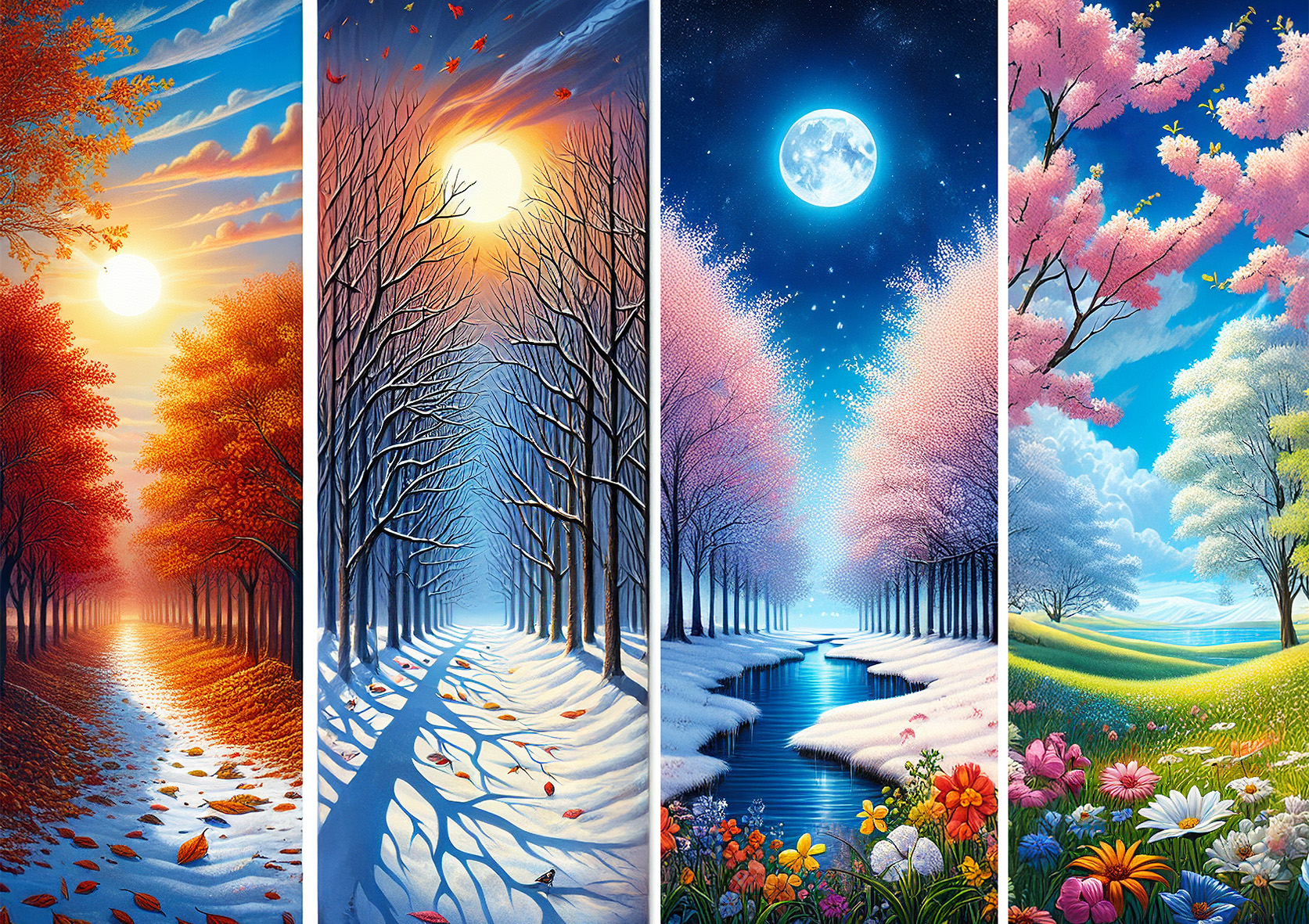 Art Puzzle Tore der Jahreszeiten 1000 Teile Puzzle Art-Puzzle-41017 von Art Puzzle