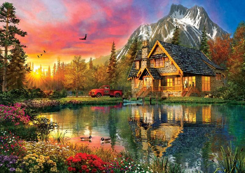 Art Puzzle Vier Jahreszeiten : Ein Moment 2000 Teile Puzzle Art-Puzzle-5477 von Art Puzzle