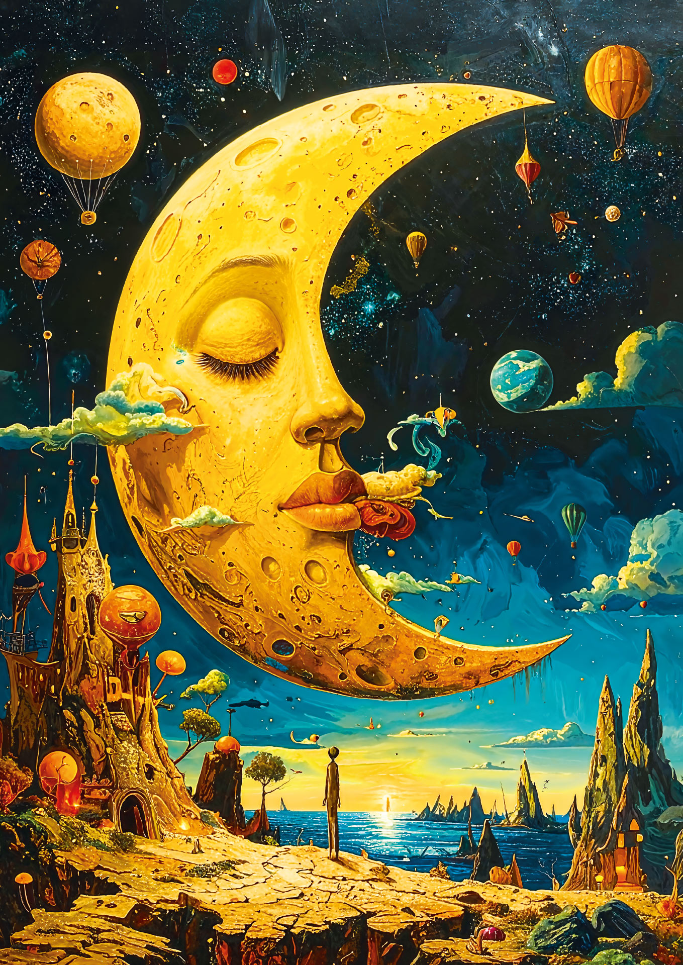 Art Puzzle Wowo Series - Träumender Mond 1000 Teile Puzzle Art-Puzzle-41026 von Art Puzzle