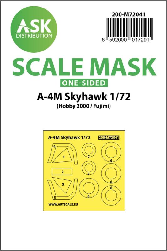 A-4M Skyhawk - One-sided painting mask [Hobby2000] von Art Scale Kit