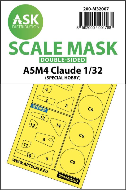 A5M4 Claude - Double-sided express mask [Special Hobby] von Art Scale Kit
