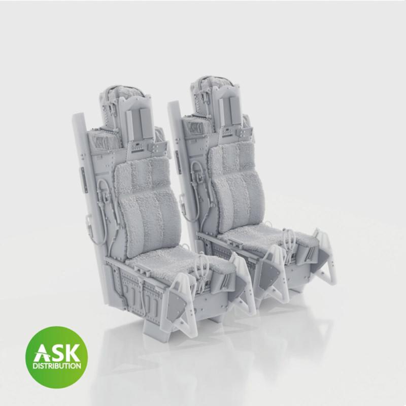 ACES II - Ejection Seats excluding seat belts (2pcs) - F-16I SUFA [GWH] von Art Scale Kit