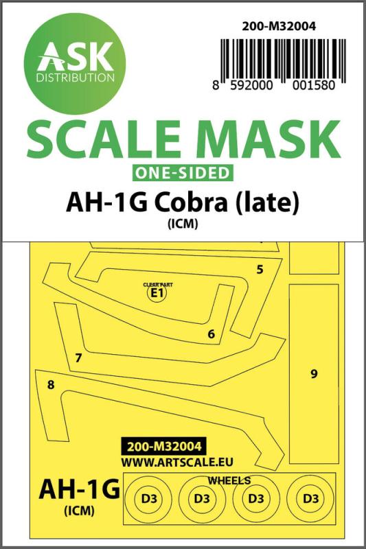 AH-1G Cobra (late) - One-sided [ICM / Special Hobby] von Art Scale Kit