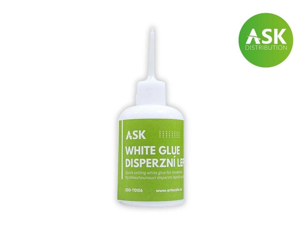 ASK White GLue (100g) Quick setting white glue for modellers von Art Scale Kit