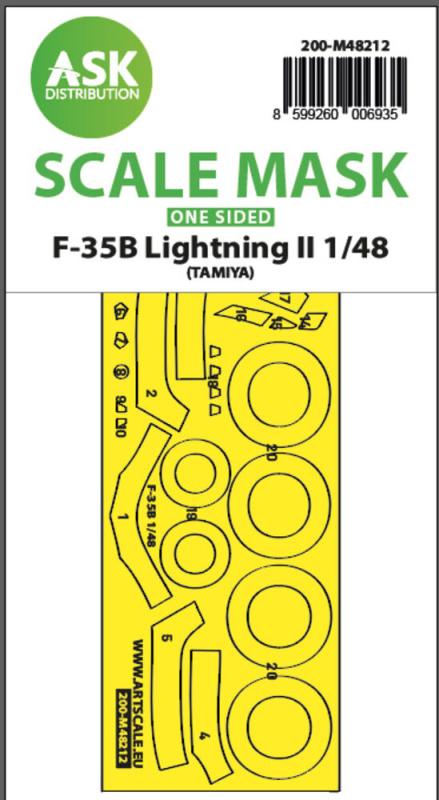 F-35B Lightning II - One-sided express fit mask [Tamiya] von Art Scale Kit