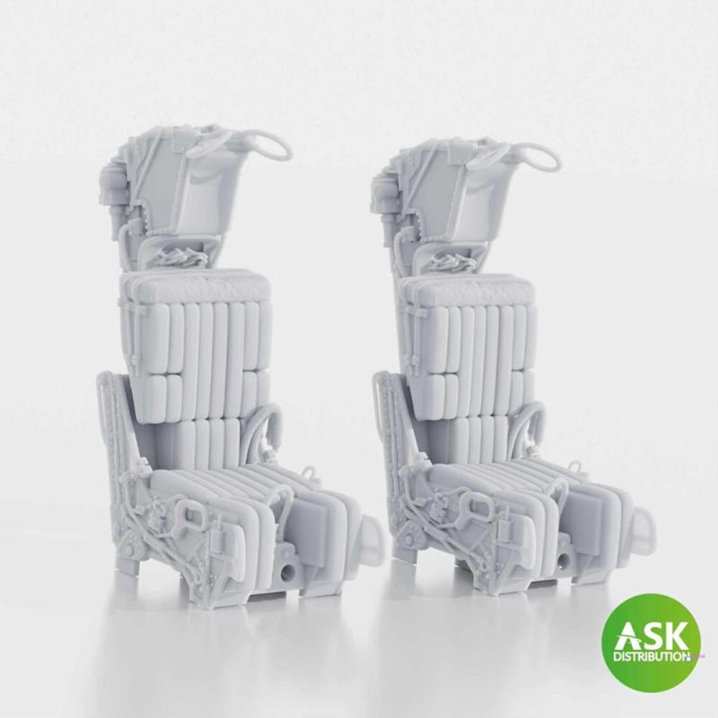 GRU-7A Ejection Seats for F-14A/B Early - excluding seat belts (2pcs) [Trumpeter] von Art Scale Kit