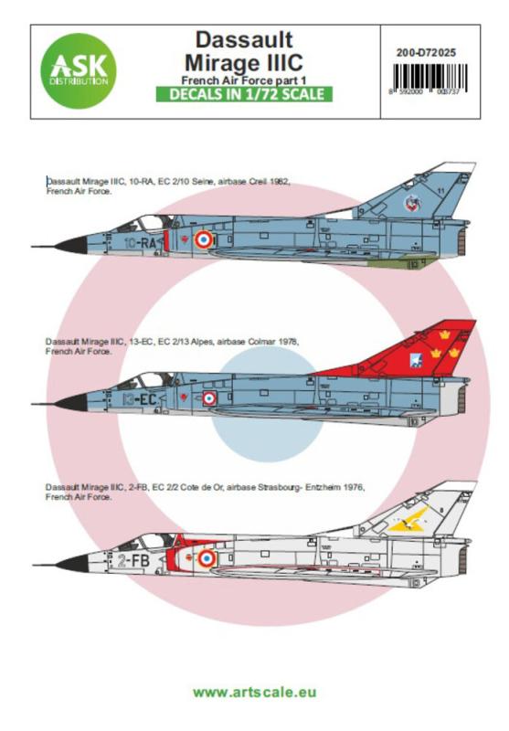 Mirage IIIC French Air Force part 1 Mirage IIIC French Air Force part 1 von Art Scale Kit