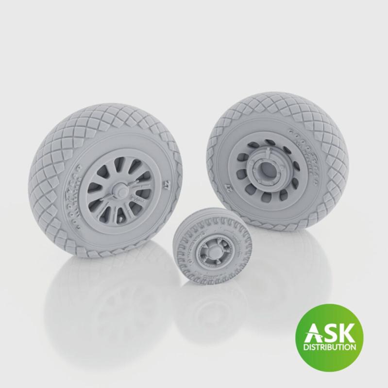 P-51D Mustang - Wheels [Eduard] von Art Scale Kit