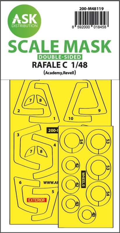 Rafale C - Double-sided express mask, self-adhesive and pre-cutted [Academy] von Art Scale Kit