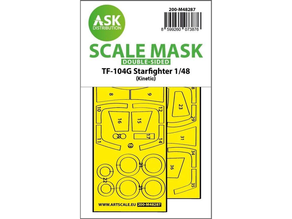 TF-104G Starfighter - Double-sided express fit mask [Kinetic] von Art Scale Kit
