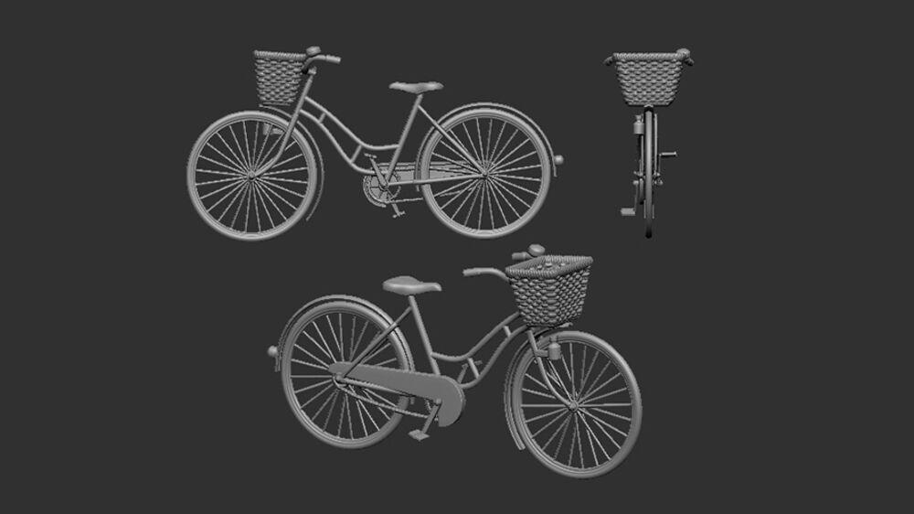 Women´s Bicycle classic - 3D print Women´s Bicycle classic - 3D print von Art Scale Kit