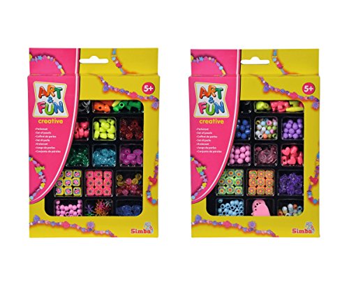 SimbaDickie 106374132 Art&Fun Perlenset, Mehrfarbig von Art & Fun