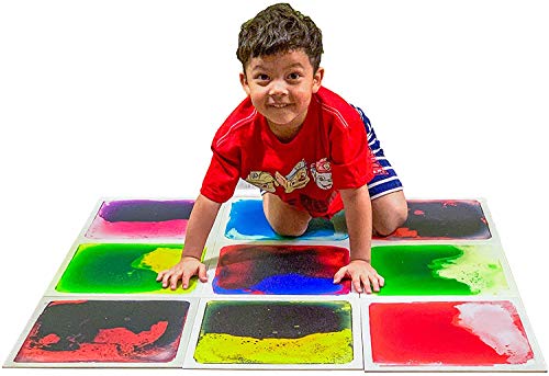 Art3d 9 Stück Flüssige Sensorische Bodenfliesen Kinder Vorschulkind Jugendliche Spielzimmer Tanzfläche und Dekoration Art3d 9 Stück Flüssige Sensorische Bodenfliesen Kinder Vorschulkind Jugendliche Spielzimmer Tanzfläche und Dekoration von Art3d