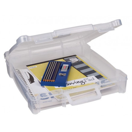ArtBin Aufbewahrungsbox mit Handgriff transparent 36x34,6x7,6cm von ArtBin