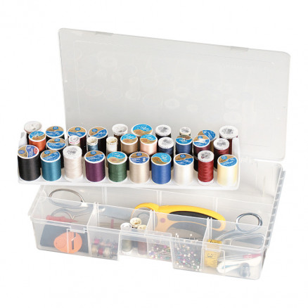 ArtBin Sew-lutions Aufbewahrungssystem für Nähzubehör transparent 40x24x8cm von ArtBin