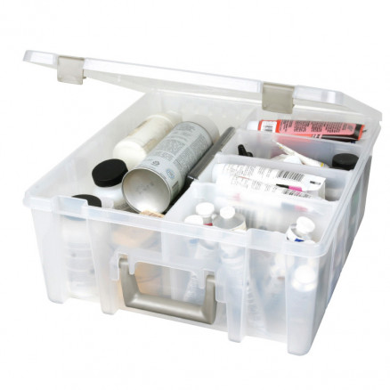 ArtBin Super Aufbewahrungsbox extra tief Kunststoff transparent 37,5x36x16cm von ArtBin