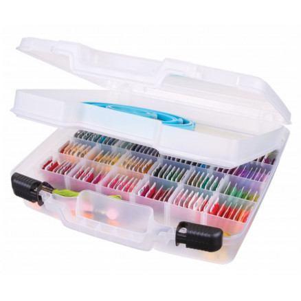 ArtBin Super Kunststoffbox mit zwei separaten Fächern transparent 38,7 von ArtBin