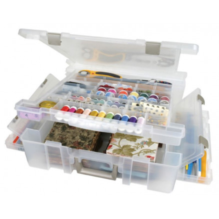 ArtBin Super Sachtel Deluxe Kunststoffbox transparent 43,8x42,5x12,7cm ArtBin Super Sachtel Deluxe Kunststoffbox transparent 43,8x42,5x12,7cm von ArtBin