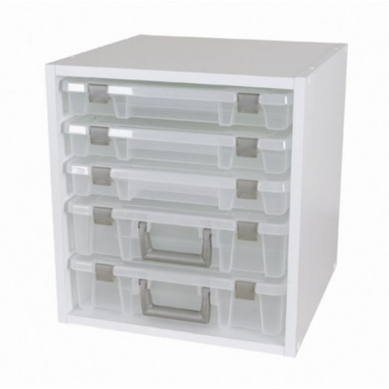 ArtBin Super Satchel Schubladensystem / Schubladensockel in Holz 39,5x39x43cm von ArtBin