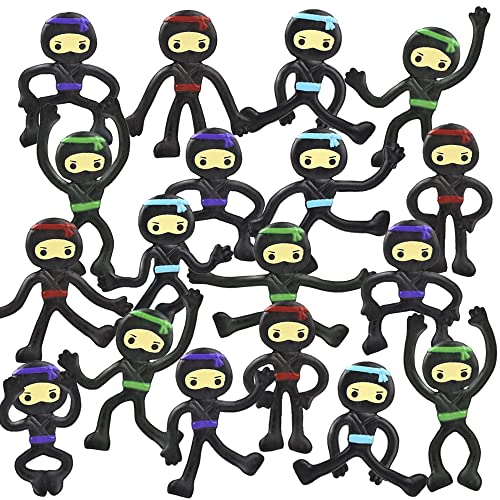 ArtCreativity Biegbare Mini-Ninjas, Oster-Ninja-Spielzeug für Jungen und Mädchen, in 4 verschiedenen Farben, ideal als Ninja-Partygeschenk, Ninja-Geschenke für Kinder und Ostergeschenke für Kinder, ArtCreativity Biegbare Mini-Ninjas, Oster-Ninja-Spielzeug für Jungen und Mädchen, in 4 verschiedenen Farben, ideal als Ninja-Partygeschenk, Ninja-Geschenke für Kinder und Ostergeschenke für Kinder, von ArtCreativity