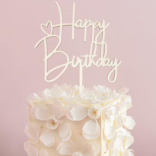 Artebeads Tortendeko Geburtstag Holz - Happy Birthday Cake Topper - Tortenstecker für Geburtstagstorte Artebeads Tortendeko Geburtstag Holz - Happy Birthday Cake Topper - Tortenstecker für Geburtstagstorte von Artebeads