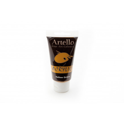 Artello Acrylfarbe/Künstlerfarbe Ockergelb 75ml von Artello