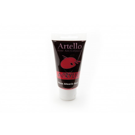 Artello Fine Art Acrylfarbe Dunkelrot 75ml von Artello