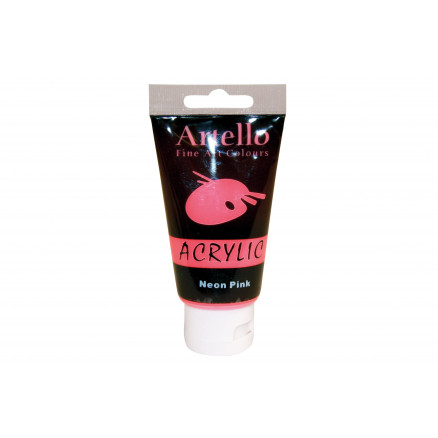 Artello Fine Art Acrylfarbe Neon Pink 75ml von Artello