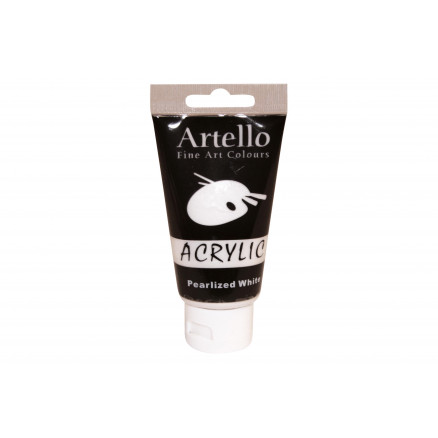 Artello Fine Art Acrylfarbe Perlweiß 75ml von Artello