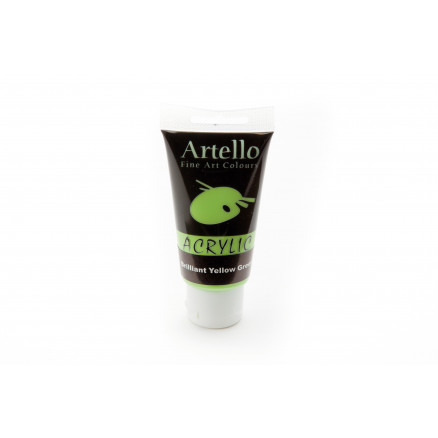 Artello Fine Art Acrylfarbe Zitronengrün 75ml von Artello