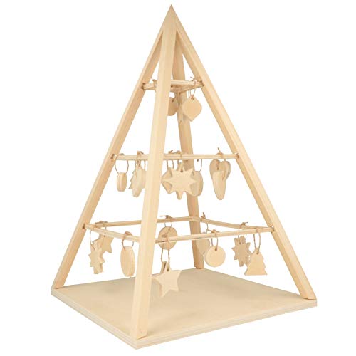 Artemio Pyramid Weihnachtsbaum-Set, 25 x 25 x 38 cm + 24 Acc Artemio Pyramid Weihnachtsbaum-Set, 25 x 25 x 38 cm + 24 Acc von Artemio