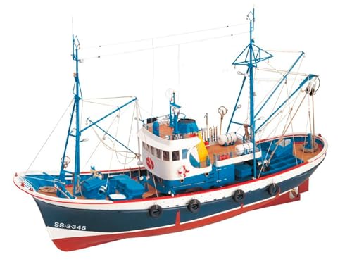 Artesanía Latina – Holzmodellschiff – Spanische Fischeboot im Mittelmeer, Mare Nostrum – Modell 20100N, Maßstab 1:35 – Modelle zu Bauen – Mittleres Niveau von Artesanía Latina