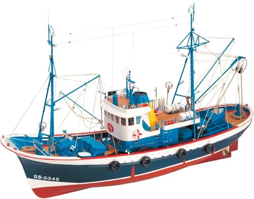 Artesanía Latina - Holzmodellschiff – Spanische Thunfischboot, Marina II - Modell 20506, Maßtab 1:50 - Modelle zu Bauen - Fortgeschrittenesniveau von Artesanía Latina