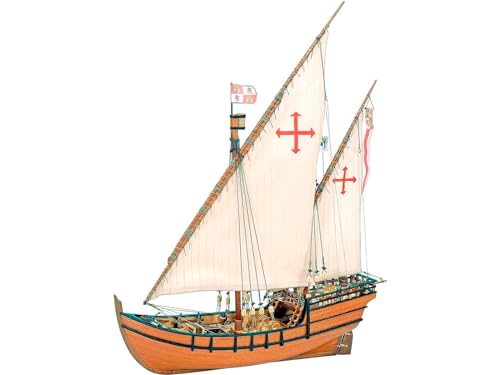 Artesanía Latina – Holzmodellschiff - Spanische Karavelle, La Niña, Entdeckung Amerikas – Modell 22410, Maßstab 1:65 – Modelle zu Bauen – Mittleres Niveau von Artesanía Latina