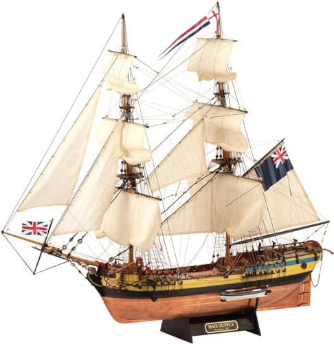 Artesanía Latina - Holzmodellschiff – Englisches Bewaffnete Brigantine, HMS Supply - Modell 22420, Maßtab 1:50 - Modelle zu Bauen - Mittleresniveau von Artesanía Latina