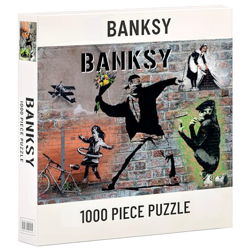 Banksy Klassische Puzzles 1000 Teile für Erwachsene, Kinder & Familie - Spiel, Entspannung von Artful Merchandise