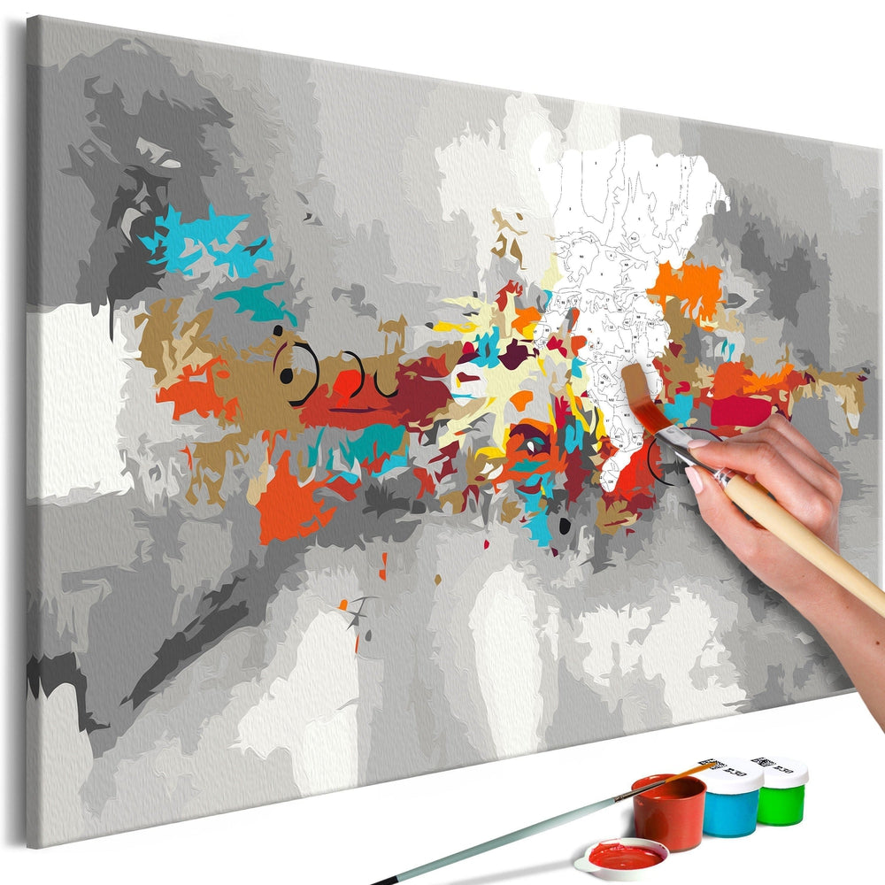 Malen nach Zahlen - Abstrakte kunst Malen nach Zahlen - Abstrakte kunst von Artgeist
