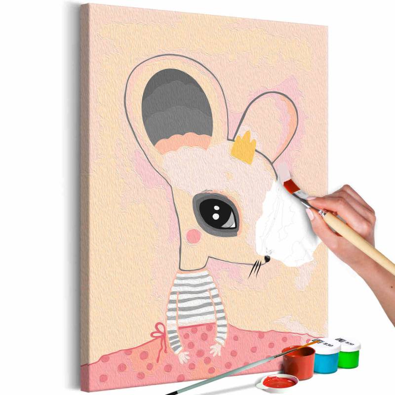 Malen nach Zahlen - Ashamed Mouse von Artgeist