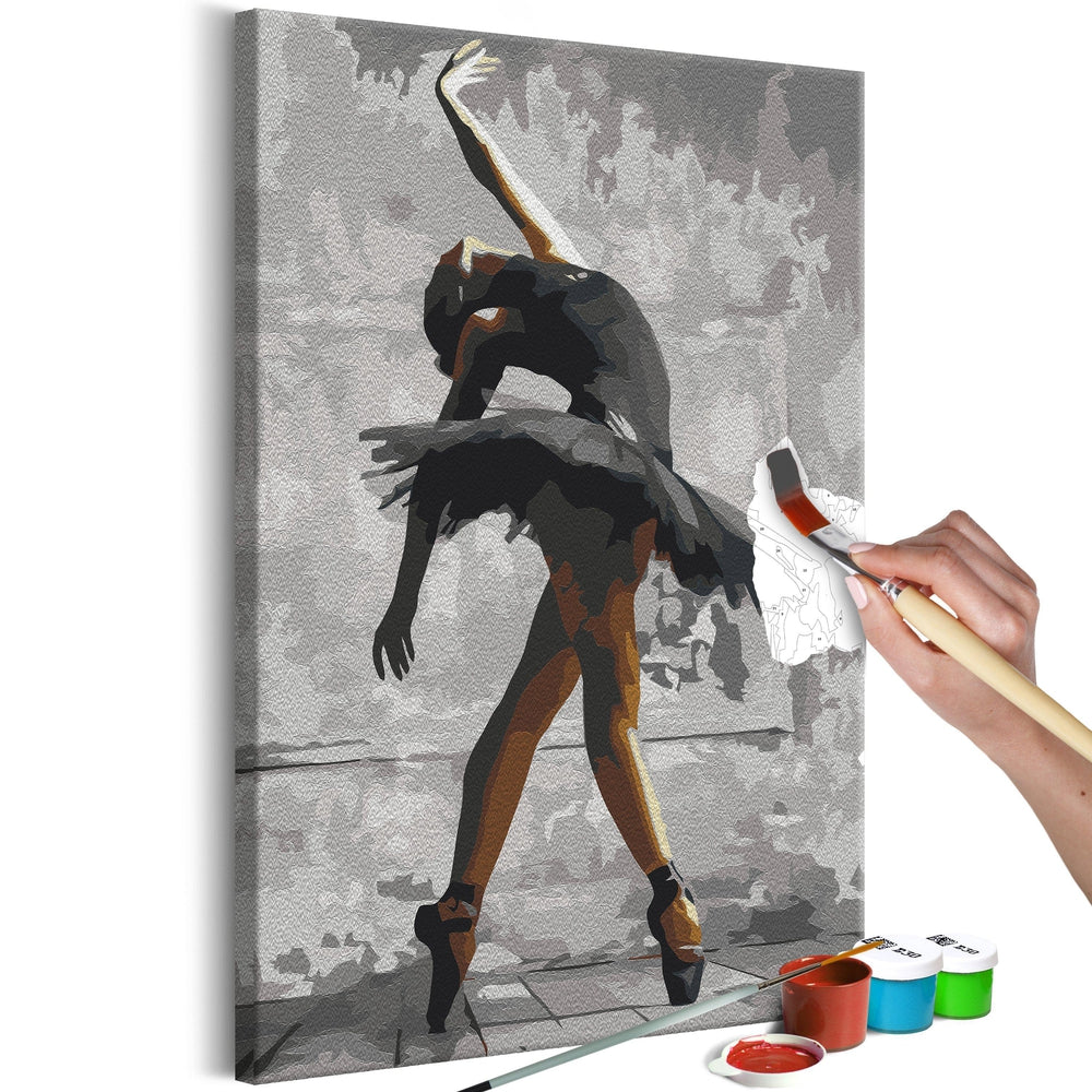 Malen nach Zahlen - Ballerina Pose Malen nach Zahlen - Ballerina Pose von Artgeist