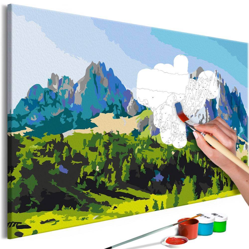 Malen nach Zahlen - Dolomite Peaks Malen nach Zahlen - Dolomite Peaks von Artgeist